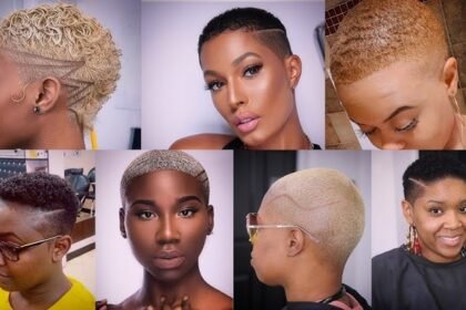 Low Cut Tapered Black Female Fade Haircut Designs